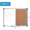 Mastervision Combination Board, Dry-Erase/Cork, 36"Wx48"Lx1/2"H, Multi BVCXA0502170